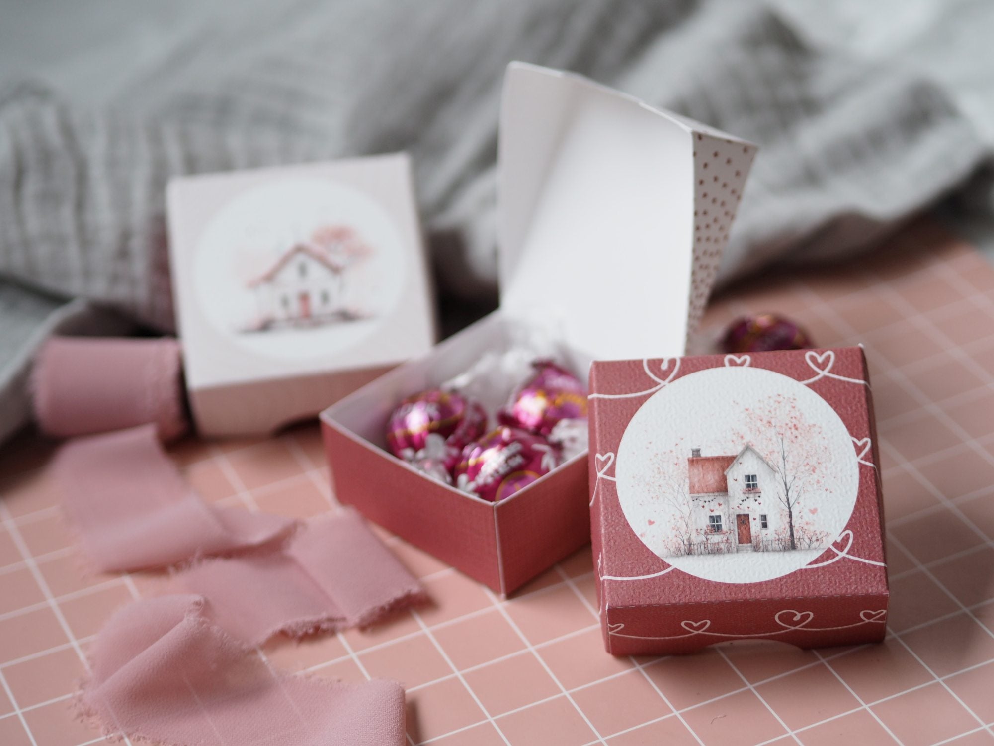 Výhodná sada přaní a obálek Zamilované přání + krabičky jako bonus