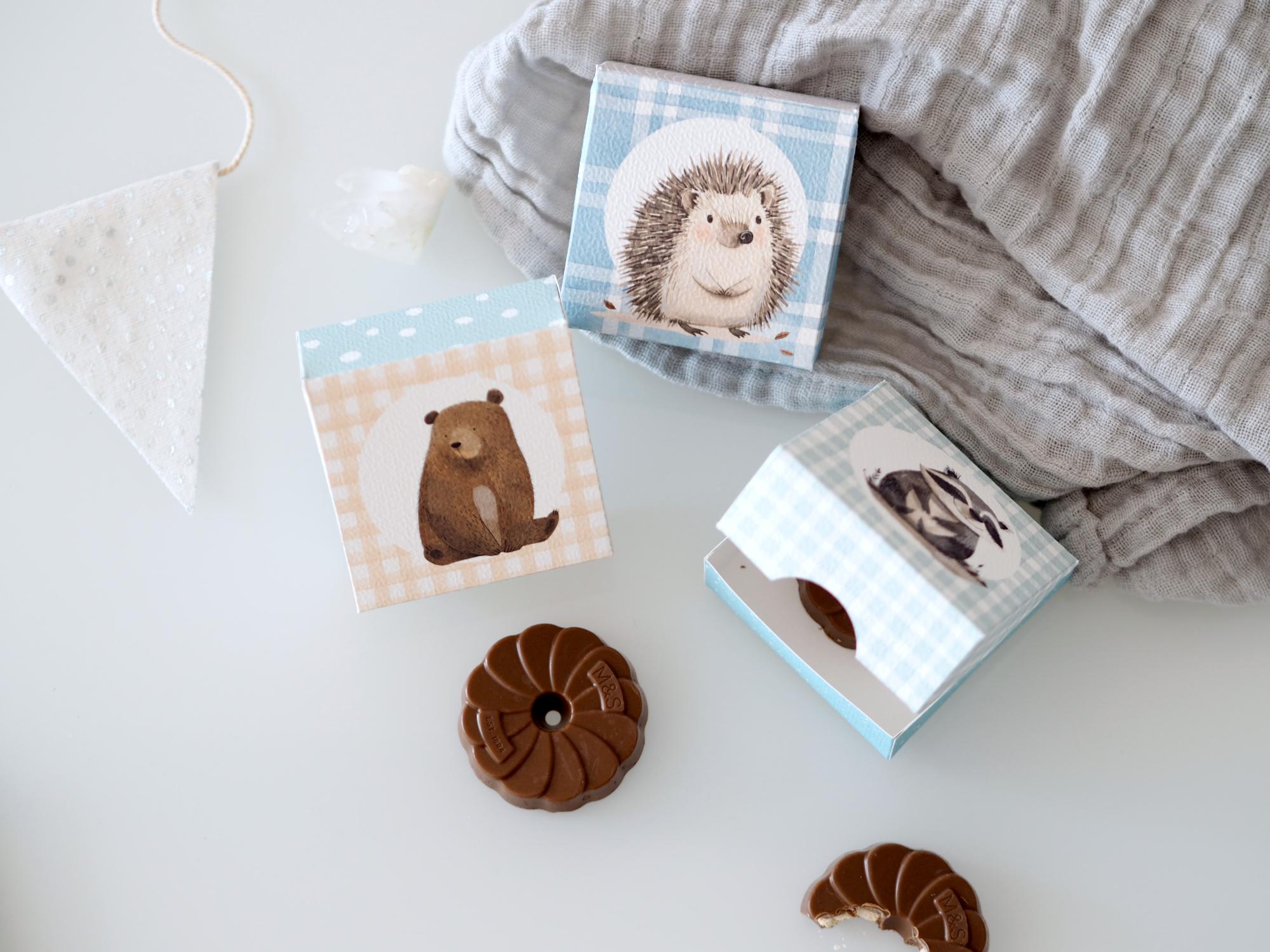 Lesní přátelé - KRABIČKY (PDF) - pro kluky