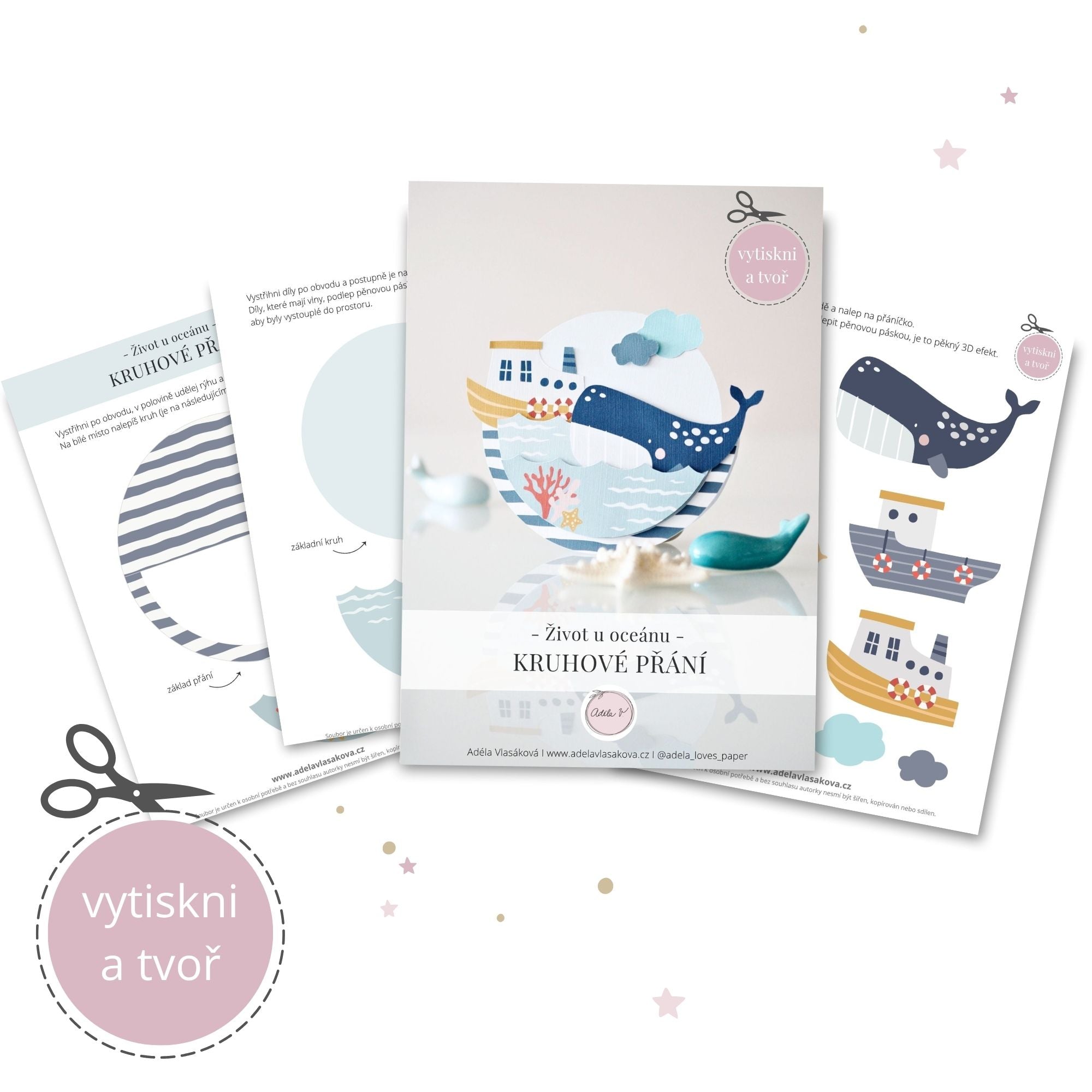 Letní papírové přání – jednoduchý kreativní projekt pro děti