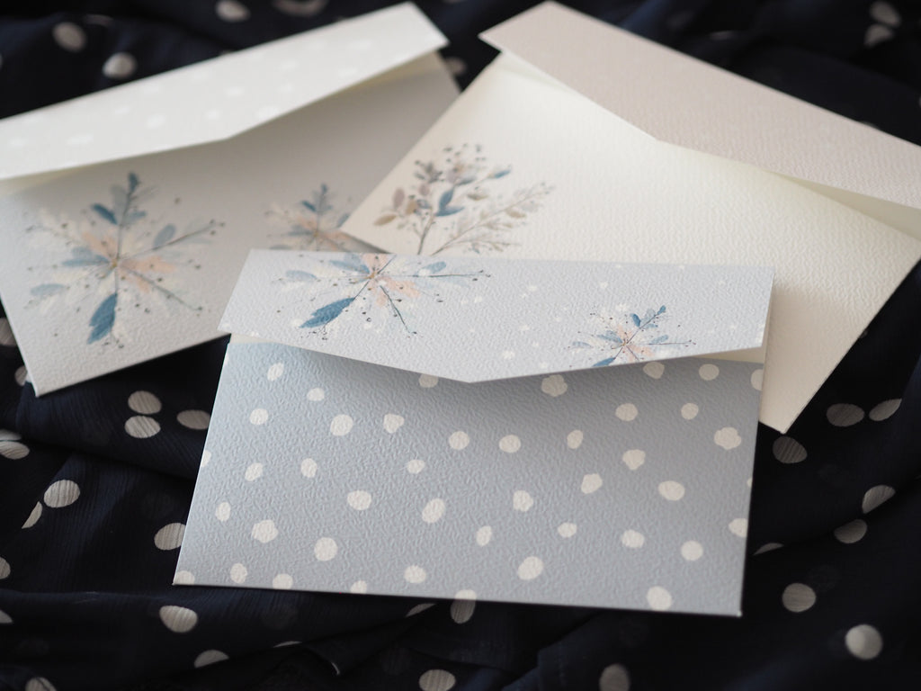 V zimní mlze – sada obálek k tisku (3 ks)