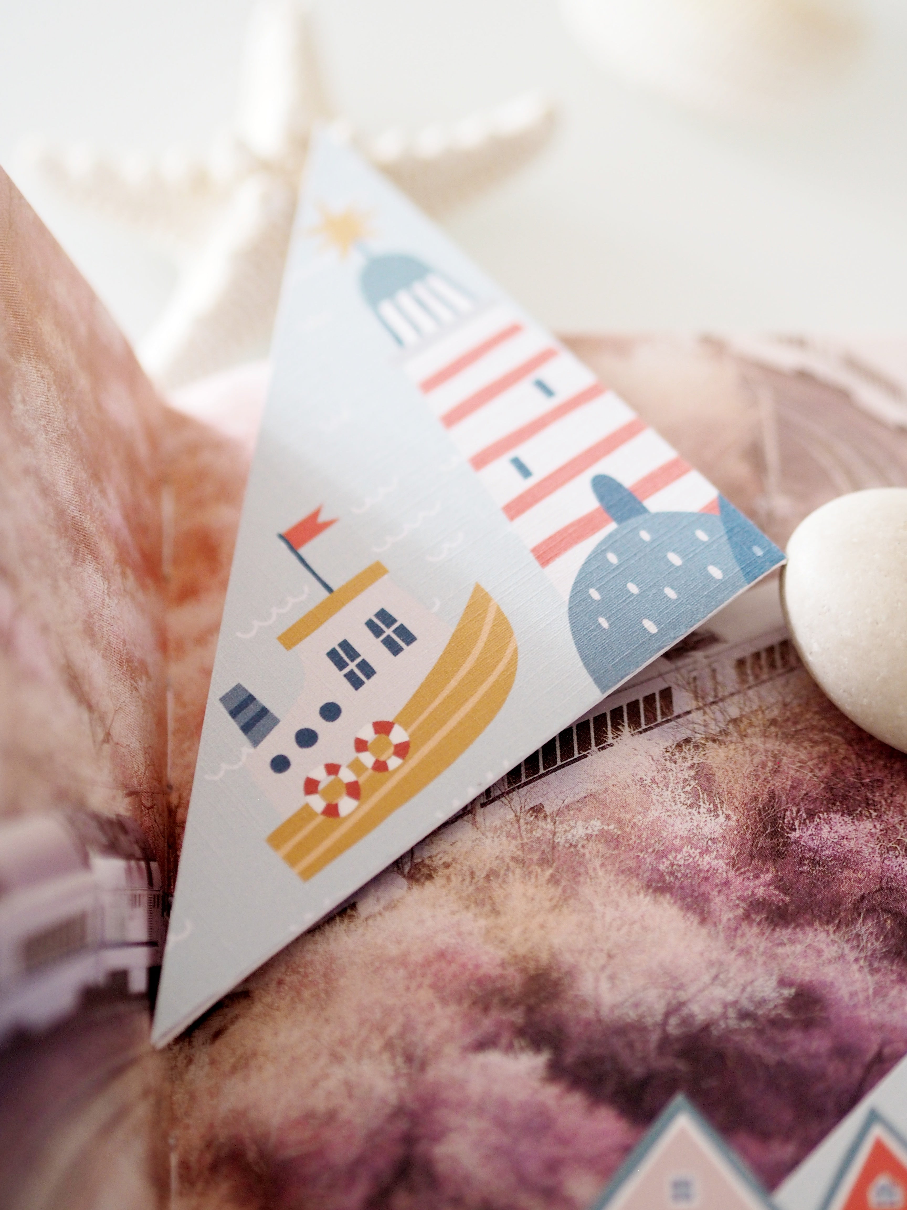 Rohové záložky s domečky – jednoduchý projekt ke stažení