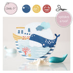 Přání s mořskými motivy – PDF ke stažení a vyrobení doma