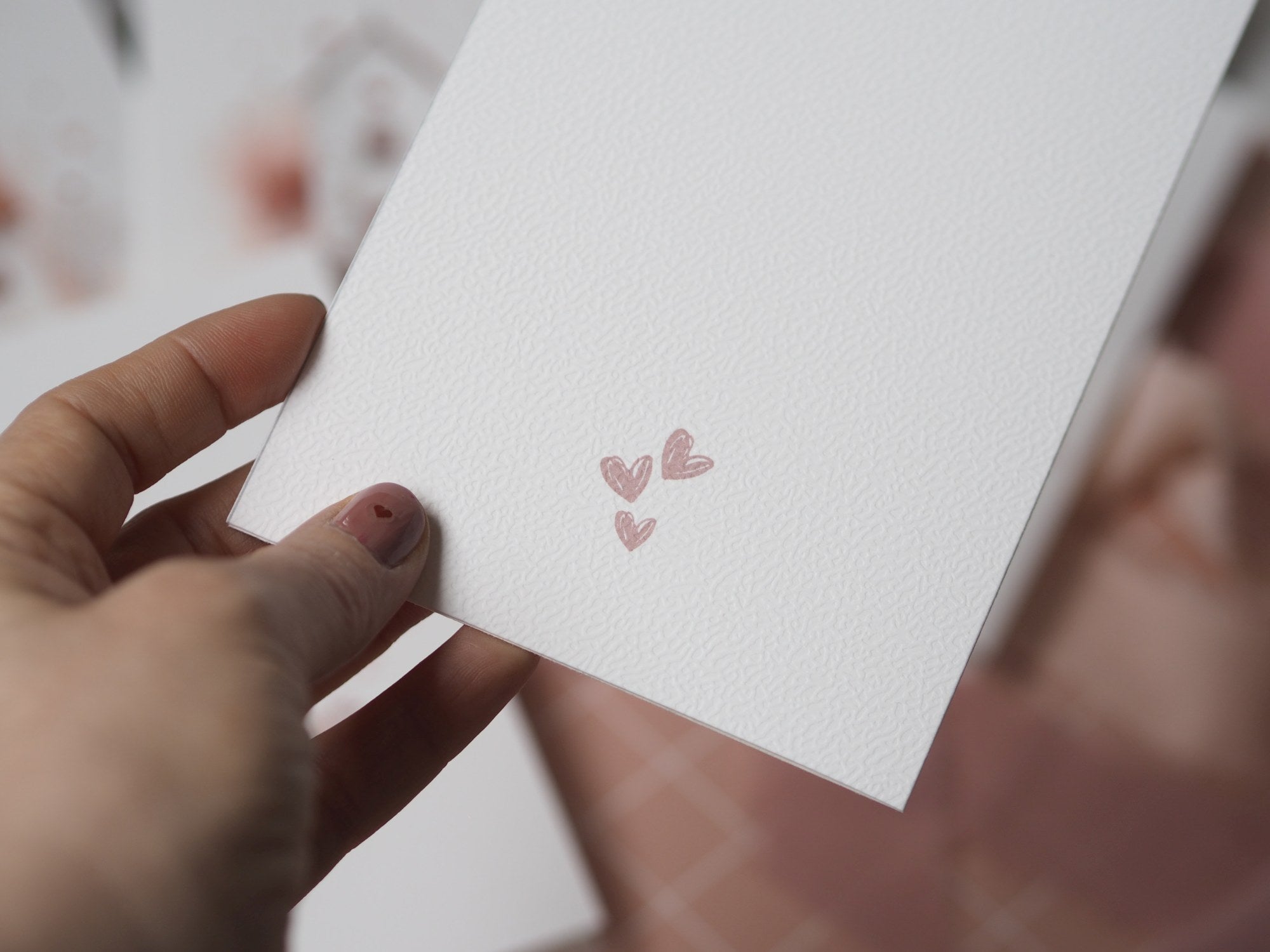 Valentýnská přání s domečky – sada 5 ks | PDF k tisku