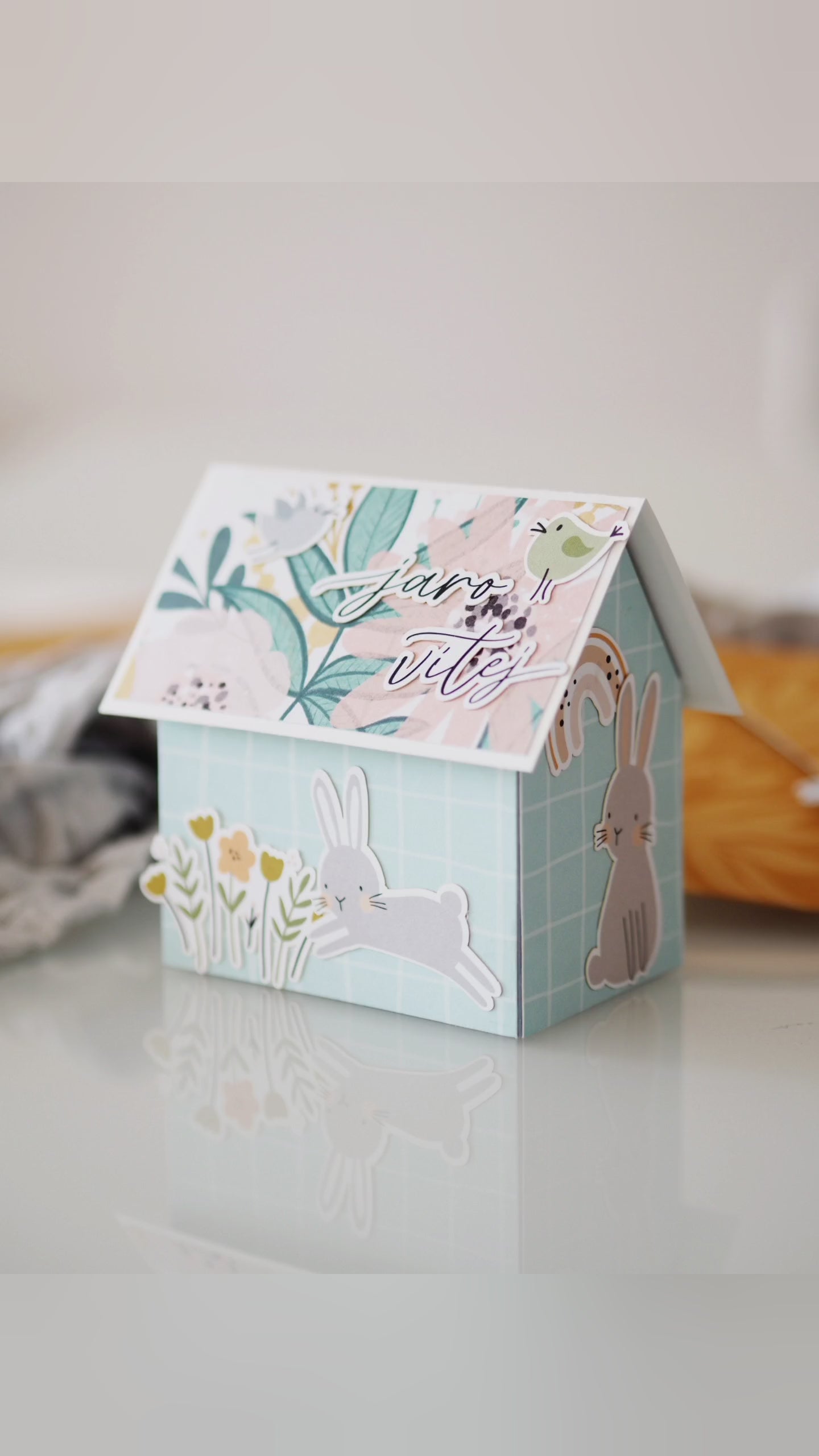 POP-UP PŘÁNÍ VE TVARU DOMKU - návod