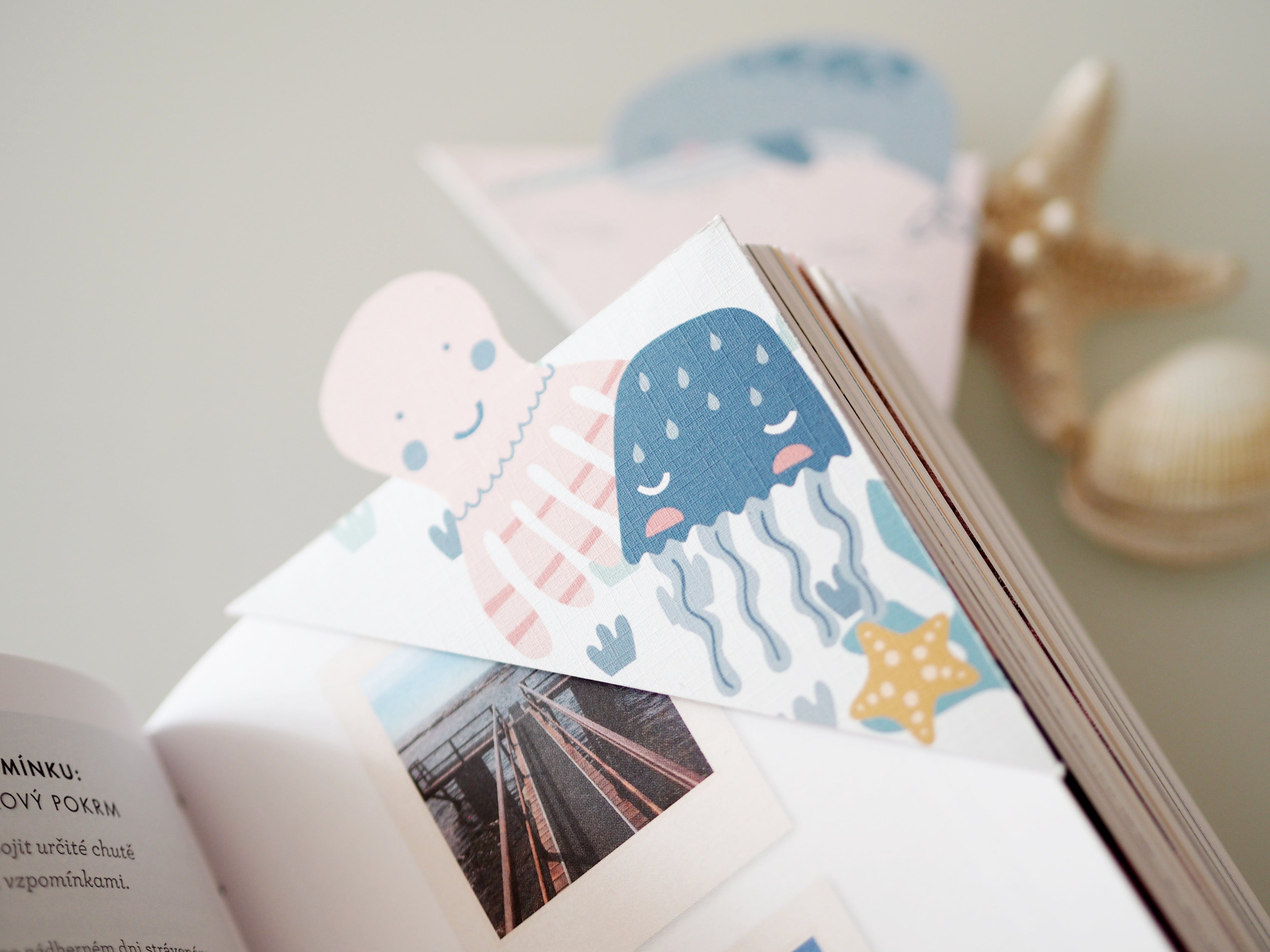 Letní tvoření s dětmi – PDF záložky s rybami k vytištění