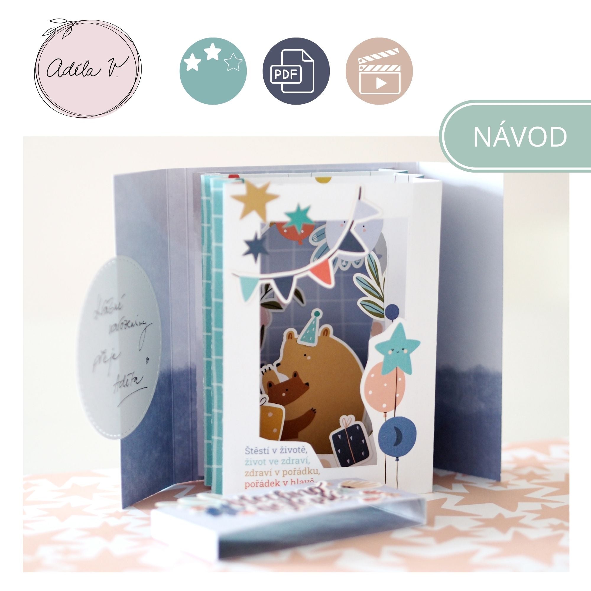 Návod v PDF – tunelové přání krok za krokem ke stažení

