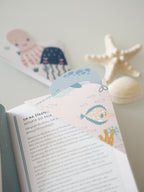 Záložka do knihy s rybou – kreativní papírový projekt k tisku